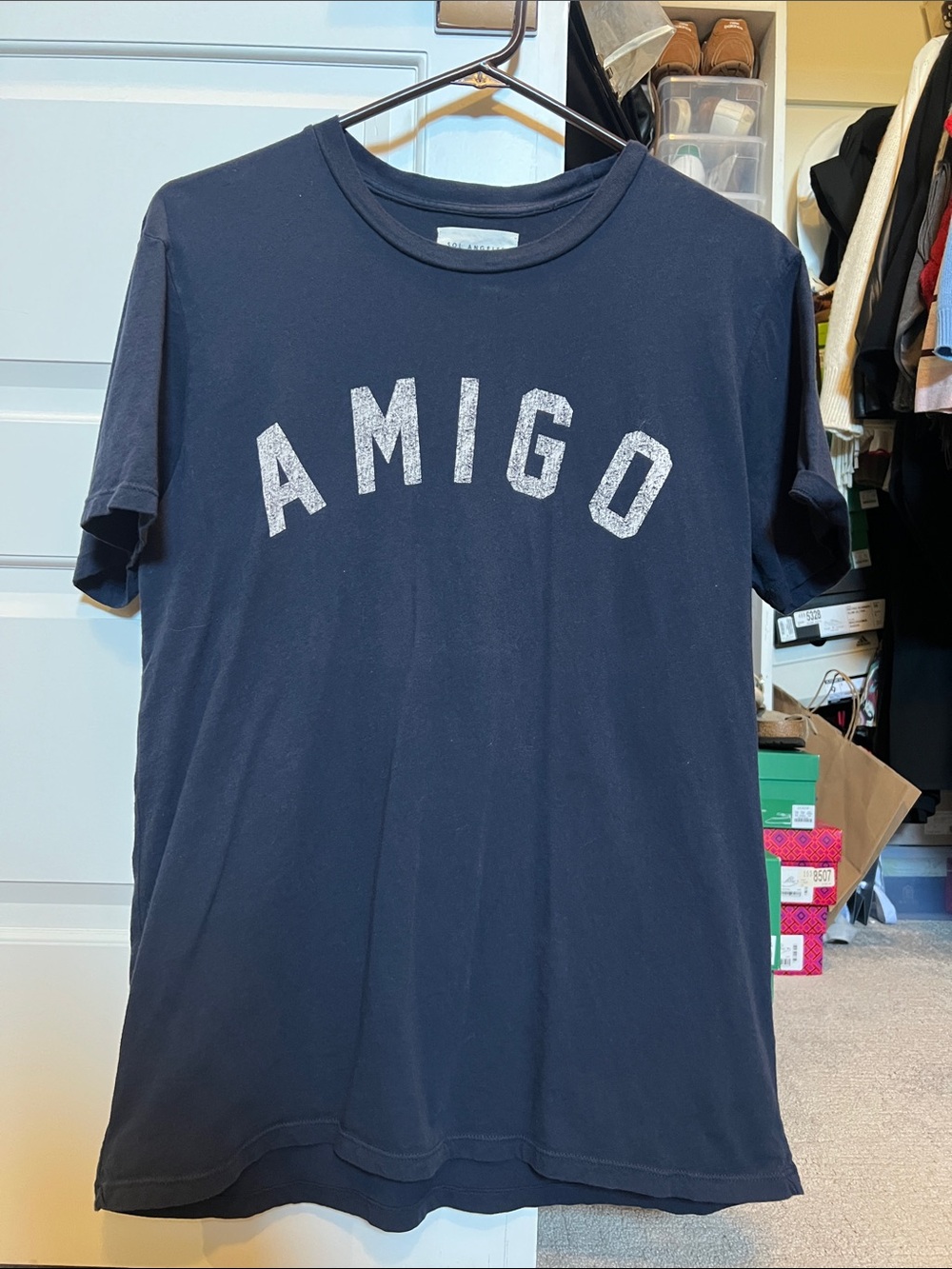 Sol Angeles Navy AMIGO Graphic Tee